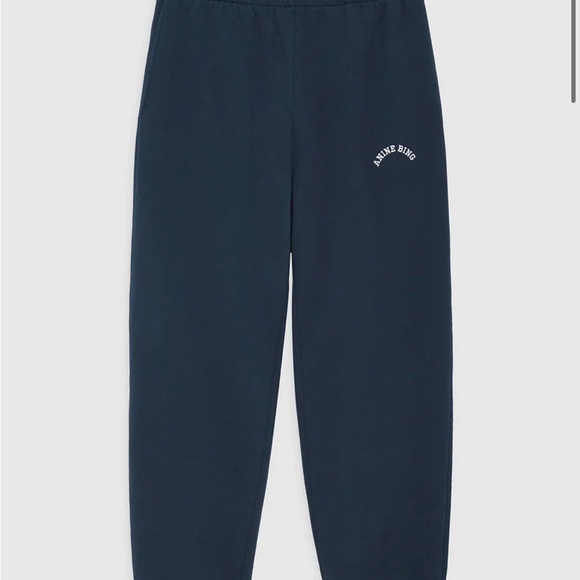 Women's Navy Blue Sweatpants - Picture 3 of 7